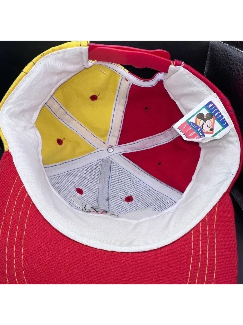 RARE Vintage Mickey’s For Kids Stuff Single Stitch Primary Colors Baseball Cap